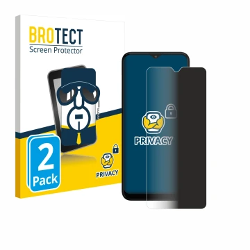 Face avant d’un emballage produit avec le logo de la marque BROTECT. À côté, l’appareil Motorola Moto G10 est représenté avec 