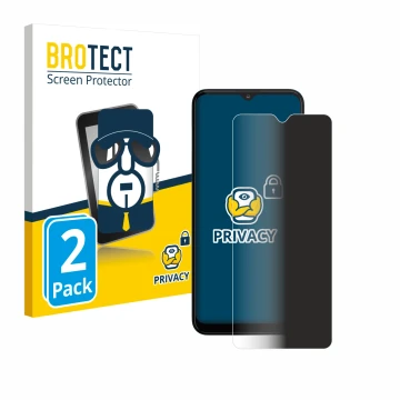 Face avant d’un emballage produit avec le logo de la marque BROTECT. À côté, l’appareil Motorola Moto G10 Power est représenté