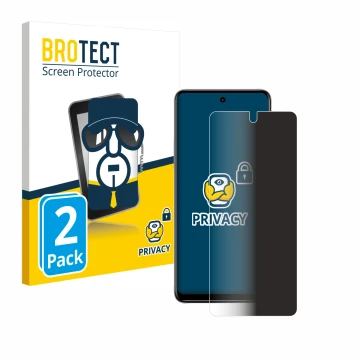 Face avant d’un emballage produit avec le logo de la marque BROTECT. À côté, l’appareil Motorola Moto E32 est représenté avec 