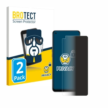 Face avant d’un emballage produit avec le logo de la marque BROTECT. À côté, l’appareil Oppo Reno 8 Lite est représenté avec l