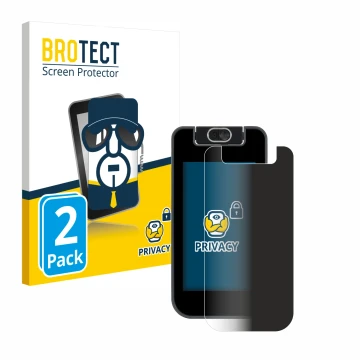 Face avant d’un emballage produit avec le logo de la marque BROTECT. À côté, l’appareil Vtech KidiBuzz 3 est représenté avec l