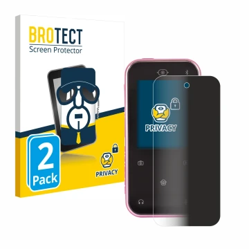 Face avant d’un emballage produit avec le logo de la marque BROTECT. À côté, l’appareil Vtech Kidizoom Snap Touch est représen