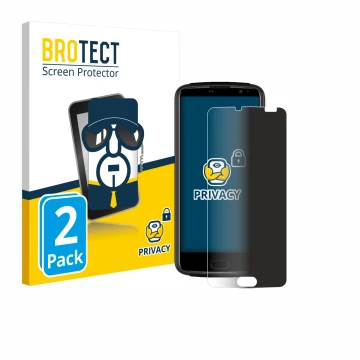 Face avant d’un emballage produit avec le logo de la marque BROTECT. À côté, l’appareil Beafon M7 Lite premium est représenté 