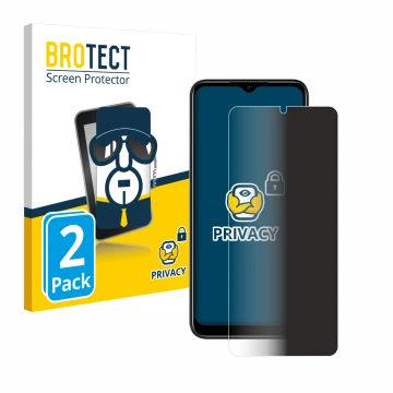 Face avant d’un emballage produit avec le logo de la marque BROTECT. À côté, l’appareil Doogee N50 est représenté avec la prot