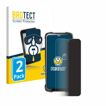 Face avant d’un emballage produit avec le logo de la marque BROTECT. À côté, l’appareil Cubot King Kong 9 est représenté avec 
