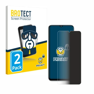 Face avant d’un emballage produit avec le logo de la marque BROTECT. À côté, l’appareil Oukitel C36 (2023) est représenté avec