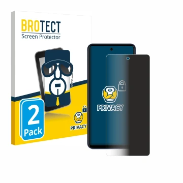 Face avant d’un emballage produit avec le logo de la marque BROTECT. À côté, l’appareil Telekom T Phone 2 Pro est représenté a