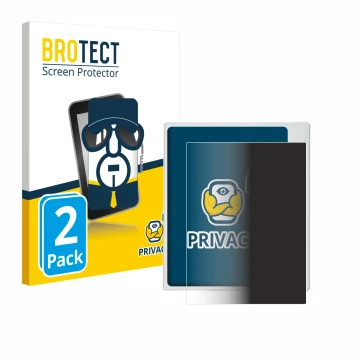 Face avant d’un emballage produit avec le logo de la marque BROTECT. À côté, l’appareil Boox Go Color 7 White Edition est repr