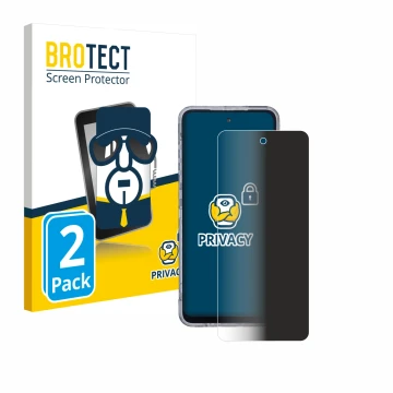 Face avant d’un emballage produit avec le logo de la marque BROTECT. À côté, l’appareil AGM X6 Phantom est représenté avec la 
