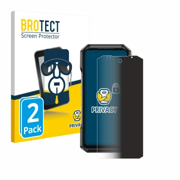 Face avant d’un emballage produit avec le logo de la marque BROTECT. À côté, l’appareil Ulefone Armor 27 est représenté avec l