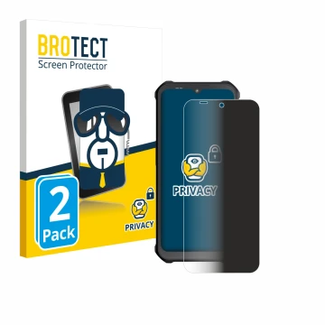 Face avant d’un emballage produit avec le logo de la marque BROTECT. À côté, l’appareil Sonim XP400 est représenté avec la pro