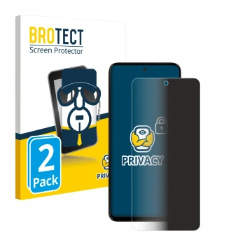 Face avant d’un emballage produit avec le logo de la marque BROTECT. À côté, l’appareil Motorola Moto G15 Power est représenté