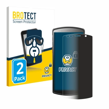 Face avant d’un emballage produit avec le logo de la marque BROTECT. À côté, l’appareil Urovo DT50S 5,7
