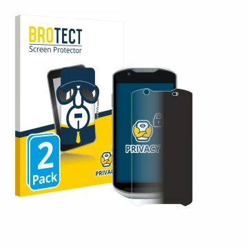 Face avant d’un emballage produit avec le logo de la marque BROTECT. À côté, l’appareil Zebra TC52x-HC est représenté avec la 