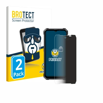 Face avant d’un emballage produit avec le logo de la marque BROTECT. À côté, l’appareil Blackview BL7000 est représenté avec l