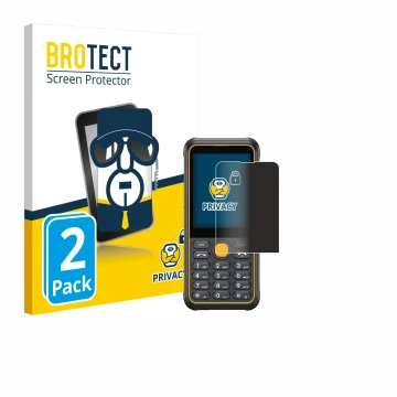 Face avant d’un emballage produit avec le logo de la marque BROTECT. À côté, l’appareil Ulefone Armor Mini 4 est représenté av