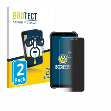 Face avant d’un emballage produit avec le logo de la marque BROTECT. À côté, l’appareil Oukitel WP32 Pro est représenté avec l