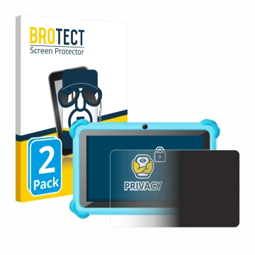 Face avant d’un emballage produit avec le logo de la marque BROTECT. À côté, l’appareil zcobro KIDS710 7