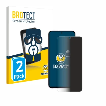 Face avant d’un emballage produit avec le logo de la marque BROTECT. À côté, l’appareil Samsung Galaxy A56 5G (case-friendly) 