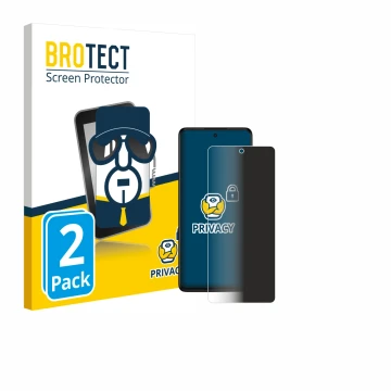 Face avant d’un emballage produit avec le logo de la marque BROTECT. À côté, l’appareil TCL 50 Pro NXTPaper 5G est représenté 