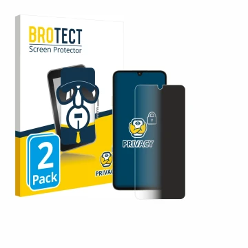 Face avant d’un emballage produit avec le logo de la marque BROTECT. À côté, l’appareil Oukitel C59 Pro est représenté avec la