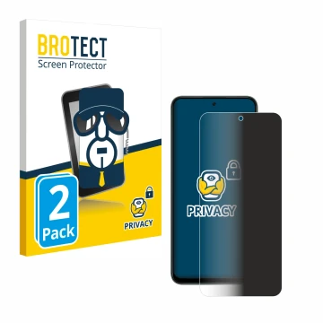 Face avant d’un emballage produit avec le logo de la marque BROTECT. À côté, l’appareil Honor X7d 4G est représenté avec la pr