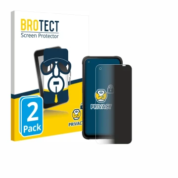 Face avant d’un emballage produit avec le logo de la marque BROTECT. À côté, l’appareil Hammer Blade V 5G est représenté avec 