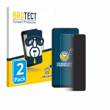 Face avant d’un emballage produit avec le logo de la marque BROTECT. À côté, l’appareil Nubia Focus est représenté avec la pro