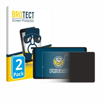 Face avant d’un emballage produit avec le logo de la marque BROTECT. À côté, l’appareil Samsung Galaxy Tab A11 8.7