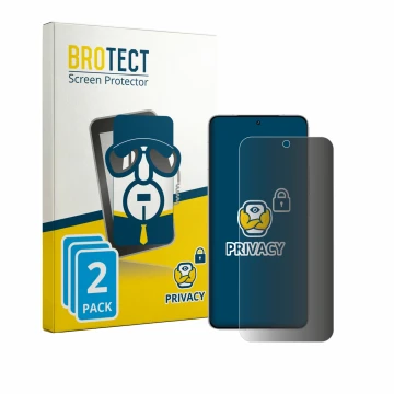Face avant d’un emballage produit avec le logo de la marque BROTECT. À côté, l’appareil Vivo iQOO 15 est représenté avec la pr