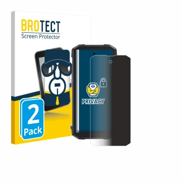 Face avant d’un emballage produit avec le logo de la marque BROTECT. À côté, l’appareil Cubot King Kong Mini 4 est représenté 