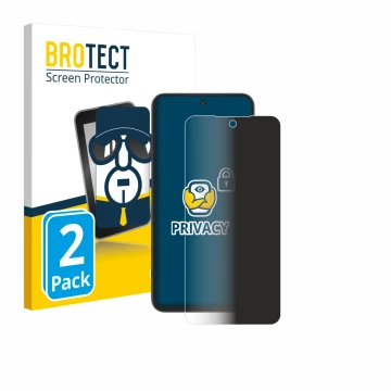 Face avant d’un emballage produit avec le logo de la marque BROTECT. À côté, l’appareil Telekom T Phone 3 Pro est représenté a