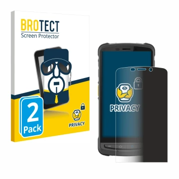 Face avant d’un emballage produit avec le logo de la marque BROTECT. À côté, l’appareil Newland MT9055 Orca III est représenté