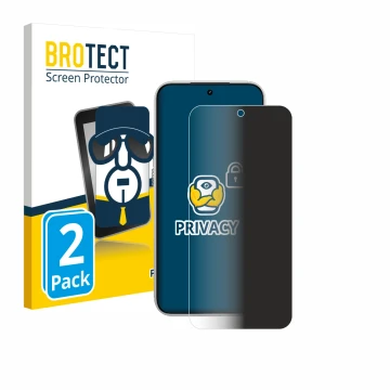 Face avant d’un emballage produit avec le logo de la marque BROTECT. À côté, l’appareil Xiaomi Poco F8 Pro 5G est représenté a