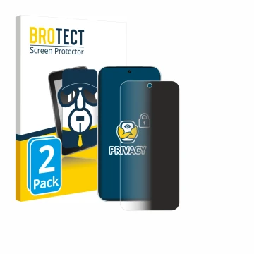 Face avant d’un emballage produit avec le logo de la marque BROTECT. À côté, l’appareil Vivo S50 est représenté avec la protec