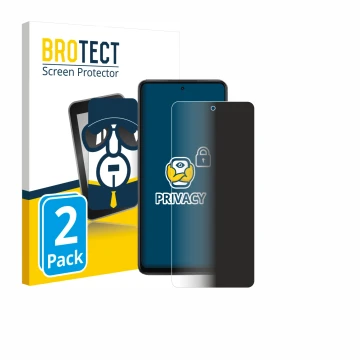 Face avant d’un emballage produit avec le logo de la marque BROTECT. À côté, l’appareil Oppo K13x est représenté avec la prote