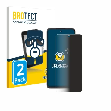 Face avant d’un emballage produit avec le logo de la marque BROTECT. À côté, l’appareil Cubot Note 60 est représenté avec la p