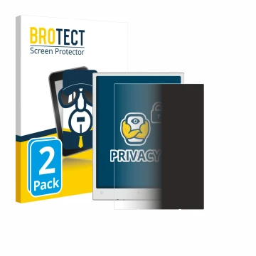 Face avant d’un emballage produit avec le logo de la marque BROTECT. À côté, l’appareil Viwoods AiPaper Mini est représenté av