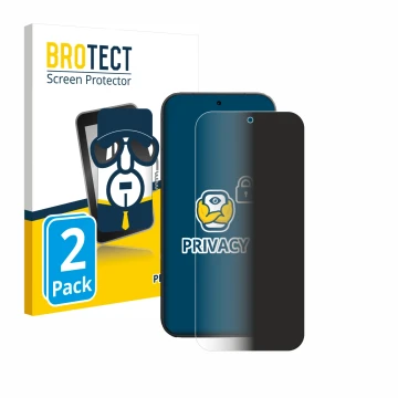 Face avant d’un emballage produit avec le logo de la marque BROTECT. À côté, l’appareil Vivo V70 est représenté avec la protec