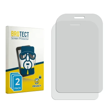 Face avant d’un emballage produit avec le logo de la marque BROTECT. À côté se trouve la protection d’écran correspondante.
