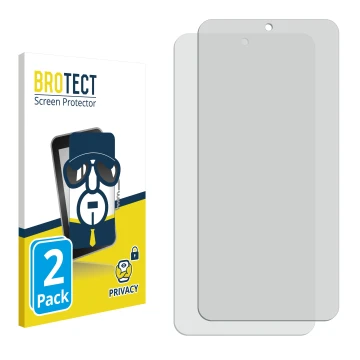 Face avant d’un emballage produit avec le logo de la marque BROTECT. À côté se trouve la protection d’écran correspondante.