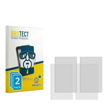 Face avant d’un emballage produit avec le logo de la marque BROTECT. À côté se trouve la protection d’écran correspondante.