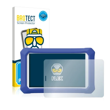 Face avant d’un emballage produit avec le logo de la marque BROTECT. À côté, l’appareil Cubot X20 Pro est représenté avec la p