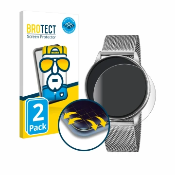 Face avant d’un emballage produit avec le logo de la marque BROTECT. À côté, l’appareil Lotus Smartime 50015/1 est représenté 