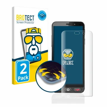 Face avant d’un emballage produit avec le logo de la marque BROTECT. À côté, l’appareil Brondi Amico S Nero est représenté ave