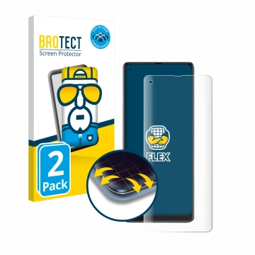 Face avant d’un emballage produit avec le logo de la marque BROTECT. À côté, l’appareil Cubot Max 3 est représenté avec la pro