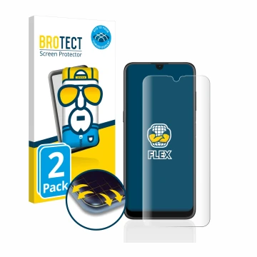 Face avant d’un emballage produit avec le logo de la marque BROTECT. À côté, l’appareil Nokia G21 est représenté avec la prote