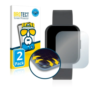 Face avant d’un emballage produit avec le logo de la marque BROTECT. À côté, l’appareil Xcoast Ive 2 est représenté avec la pr
