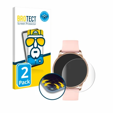 Face avant d’un emballage produit avec le logo de la marque BROTECT. À côté, l’appareil Levowatch F2 est représenté avec la pr
