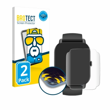Face avant d’un emballage produit avec le logo de la marque BROTECT. À côté, l’appareil Aptkdoe P66D 1.85